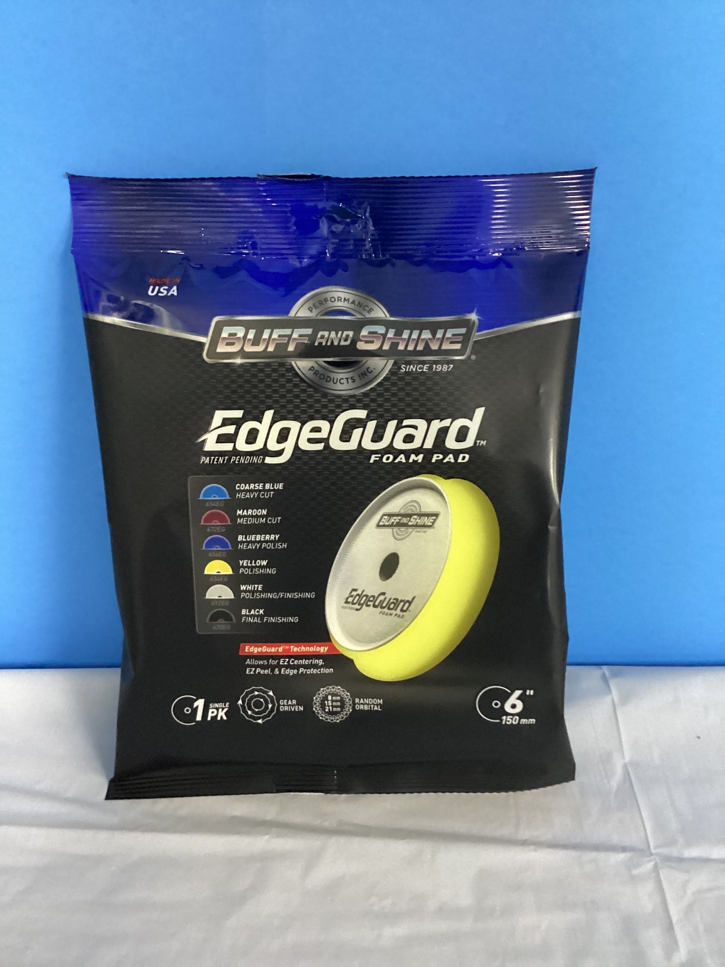 Buff and Shine EdgeGuard 6” Polishing pad