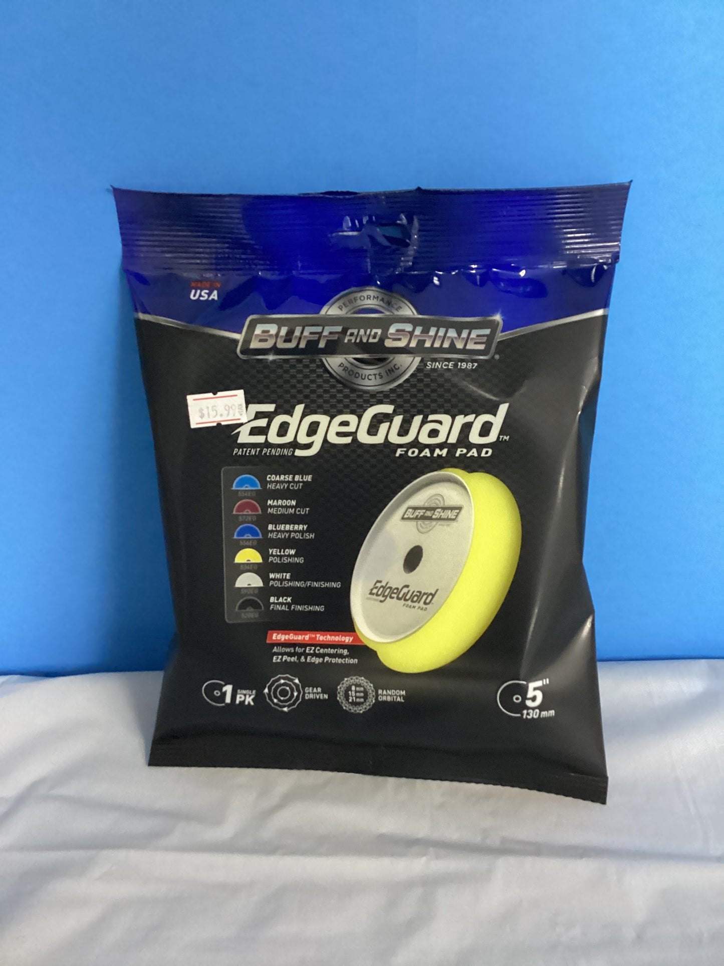 Buff and Shine 5” EdgeGuard foam pad