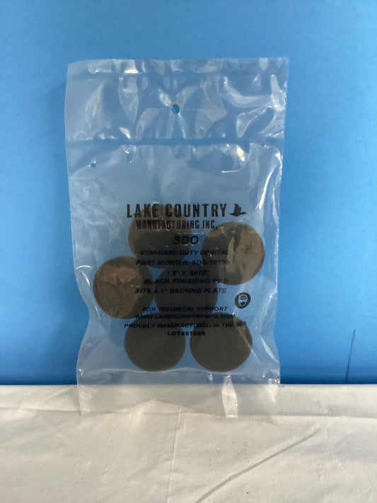 Lake Country 1” Black Finishing Pad