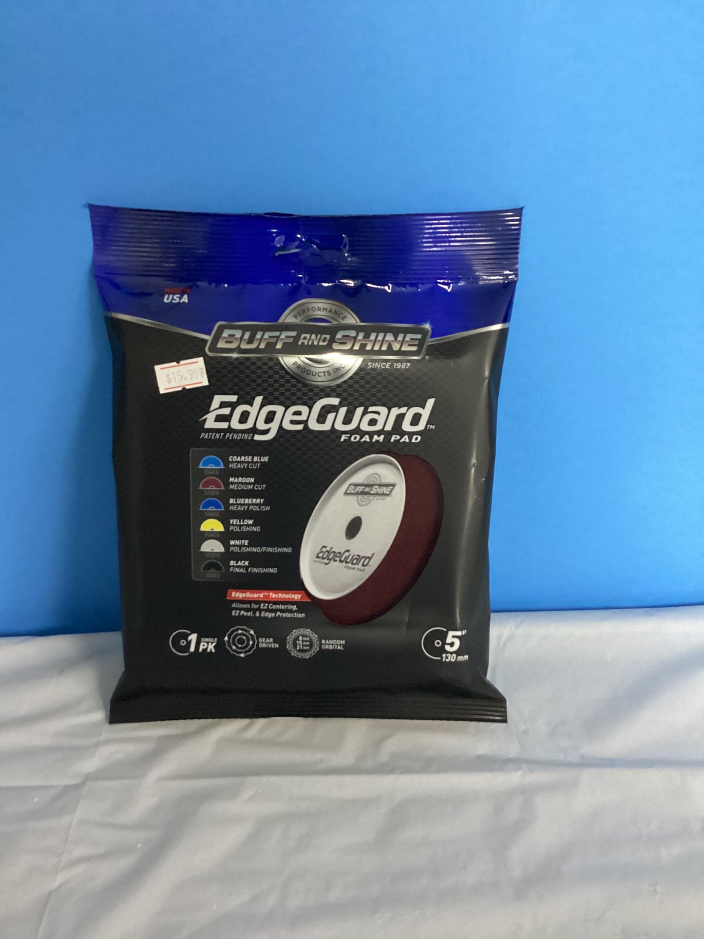 Buff and Shine 5” EdgeGuard foam pad