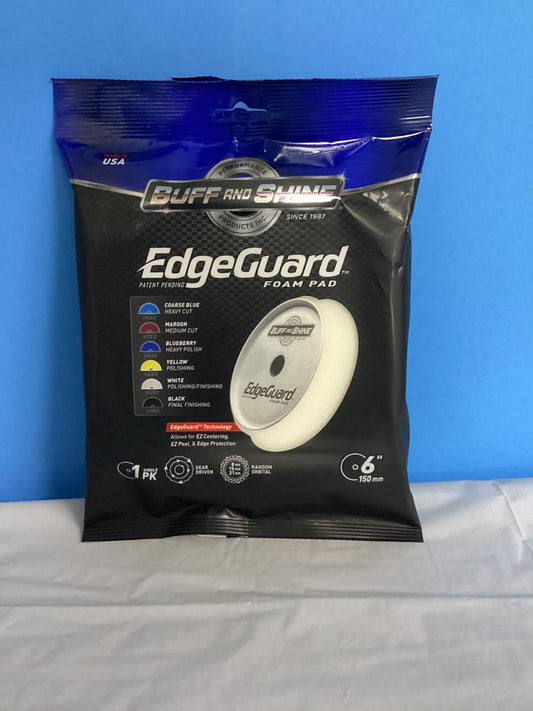 Buff and Shine 6” EdgeGuard foam pad