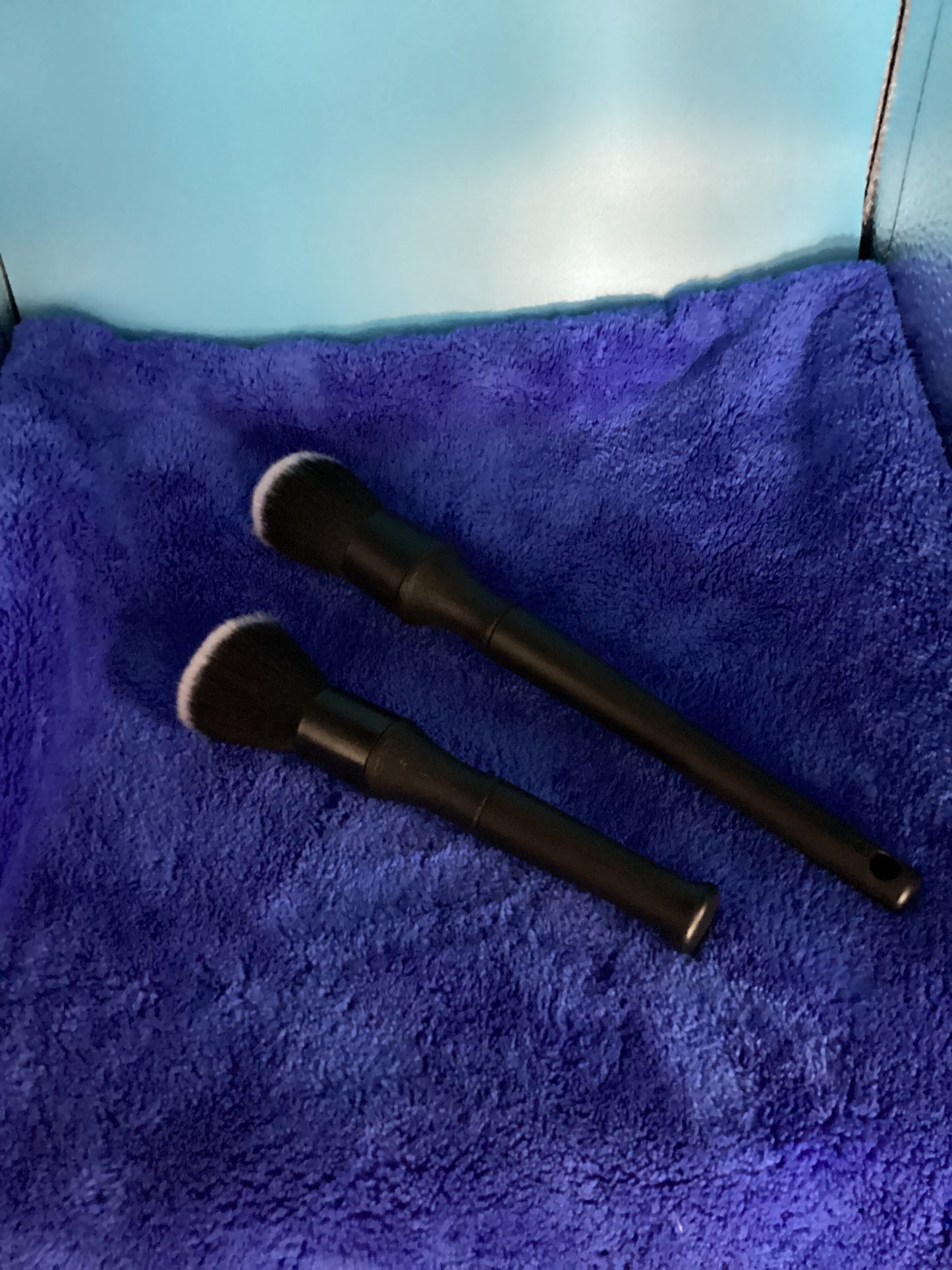 Black soft bristle detail brush