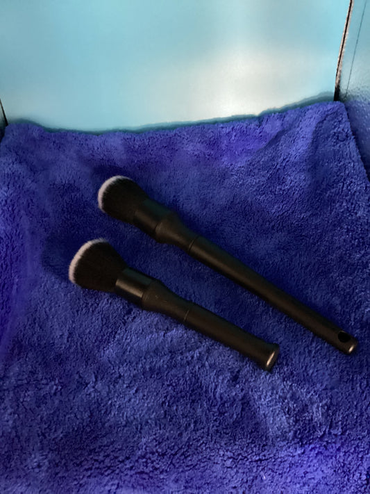 Black soft bristle detail brush