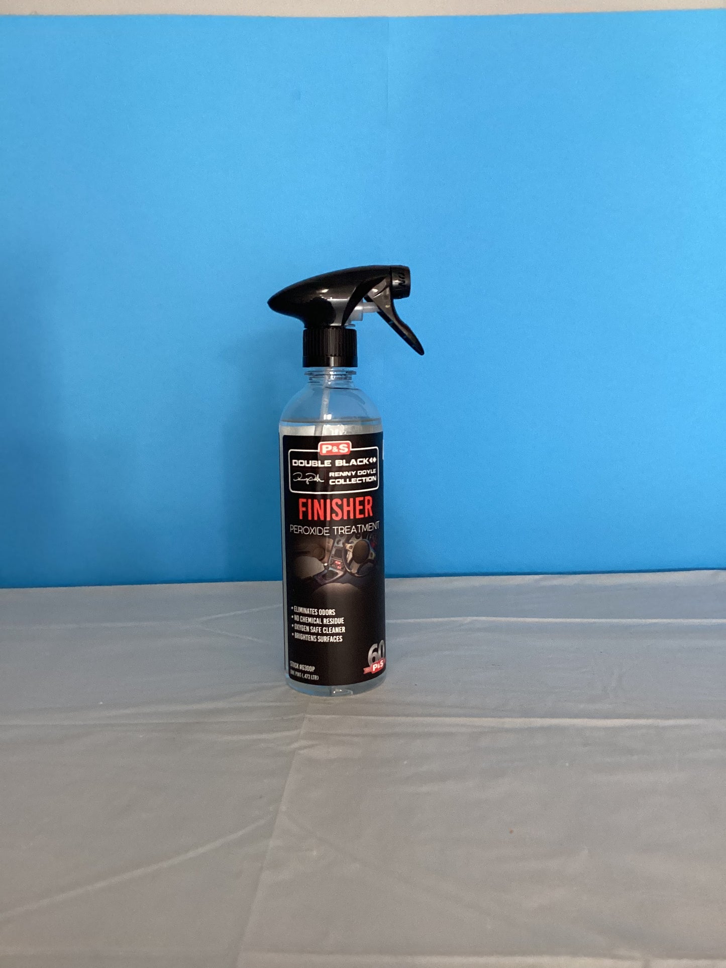 Finisher peroxide treatment