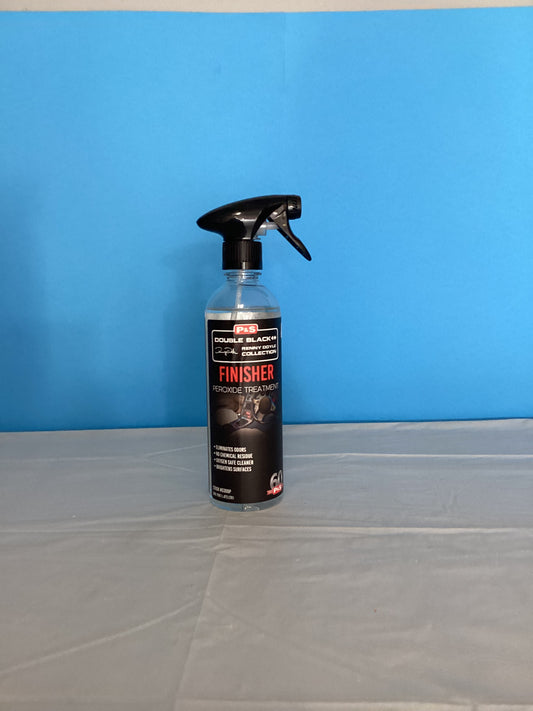 Finisher peroxide treatment