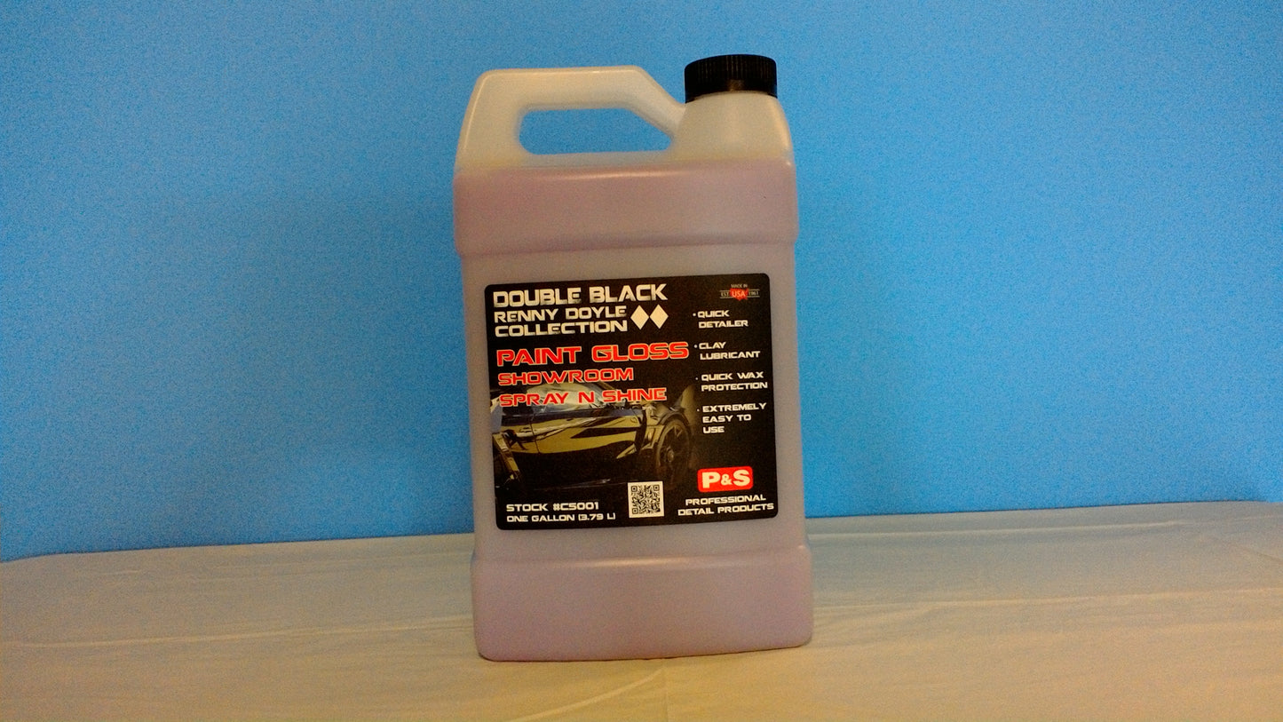 Paint gloss showroom spray & shine